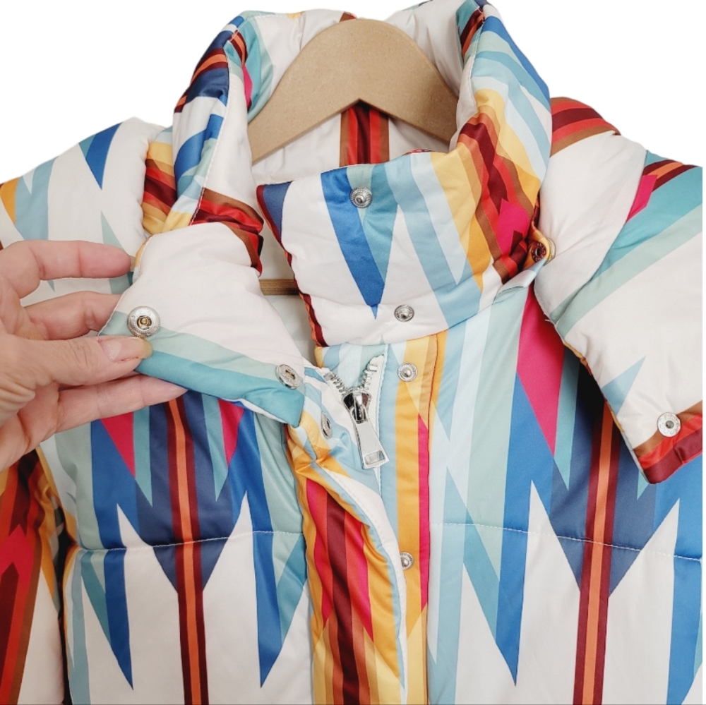 🆕️ AQUA x PENDLETON Cocoon Puffer Coat - Picture 4 of 11